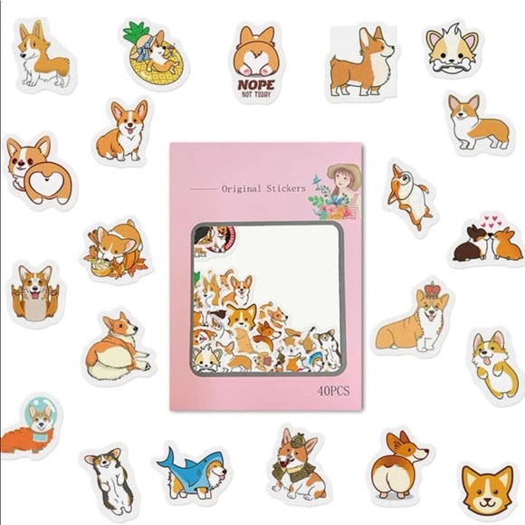 Corgi Stickers - 40 Pack - Picture 2 of 4